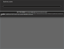 Tablet Screenshot of kairee.com